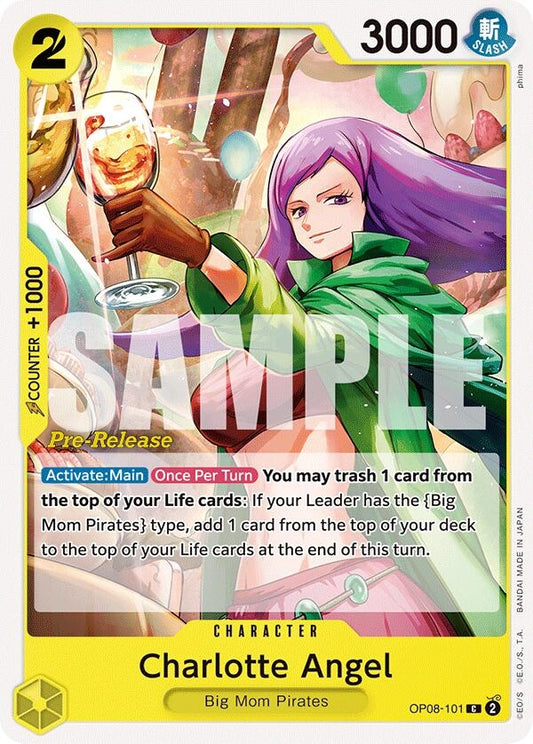 Image for Charlotte Angel (OP08-101) (Two Legends Pre-Release Cards) - One Piece Card Game