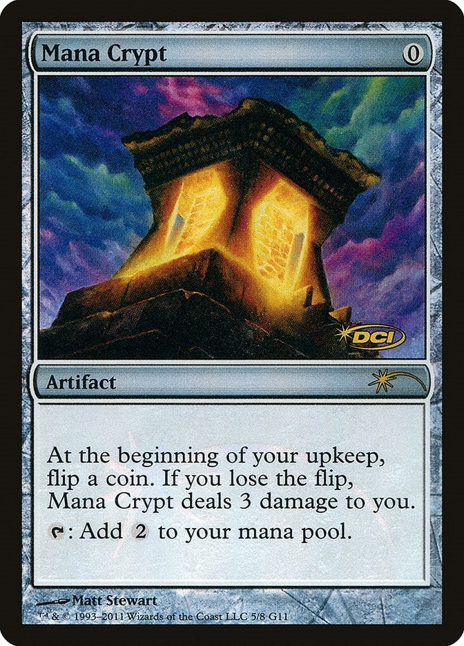 Image for Mana Crypt (5) (Judge Promos) - Magic: The Gathering