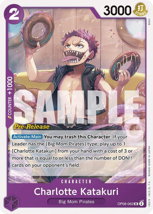 Image for Charlotte Katakuri (062) (OP08-062) (Two Legends Pre-Release Cards) - One Piece Card Game
