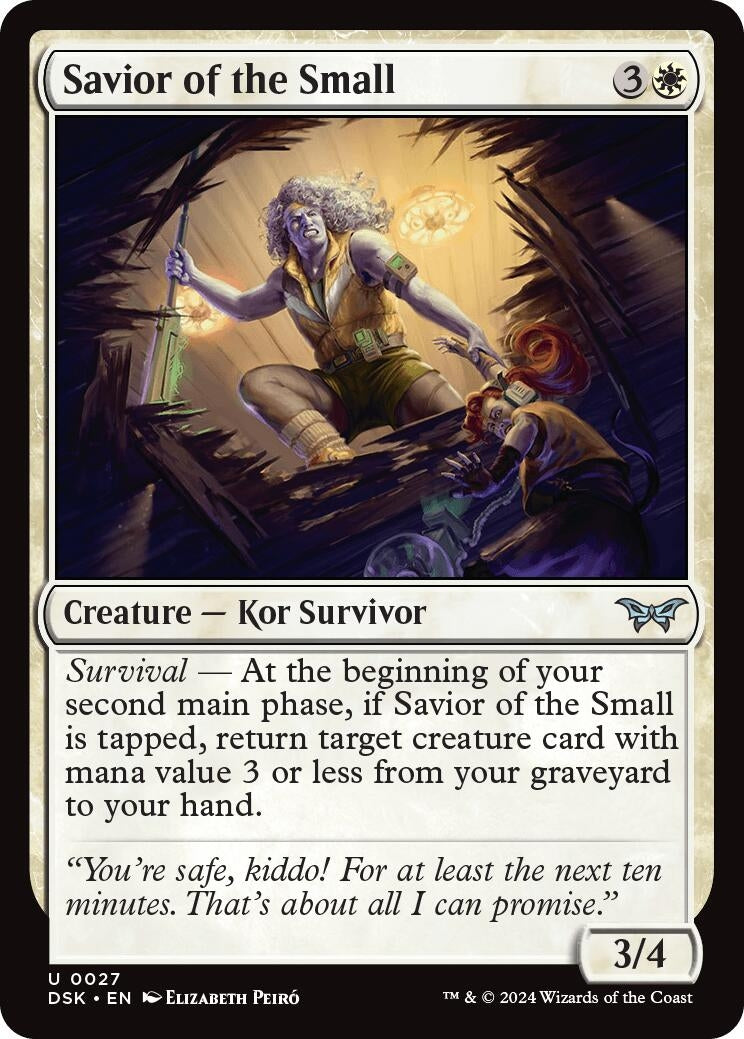 Image for Savior of the Small (27) (Duskmourn: House of Horror) - Magic: The Gathering