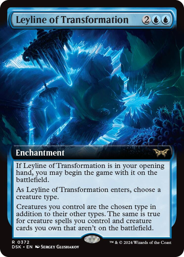 Image for Leyline of Transformation (Extended Art) (372) (Duskmourn: House of Horror) - Magic: The Gathering