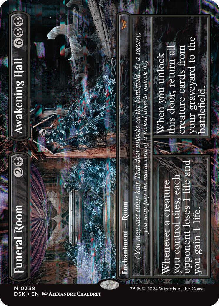Image for Funeral Room // Awakening Hall (Borderless) (338) (Duskmourn: House of Horror) - Magic: The Gathering