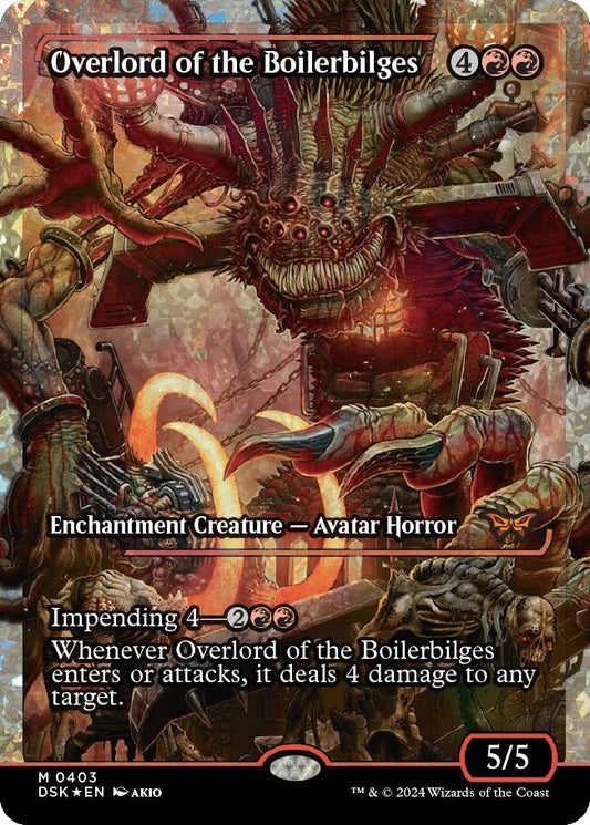 Image for Overlord of the Boilerbilges (Showcase) (Fracture Foil) (403) (Duskmourn: House of Horror) - Magic: The Gathering