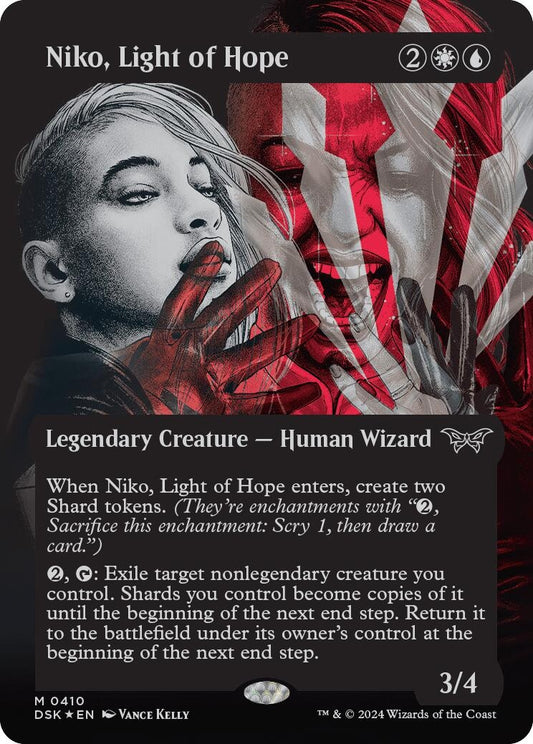Image for Niko, Light of Hope (Showcase) (Textured Foil) (410) (Duskmourn: House of Horror) - Magic: The Gathering