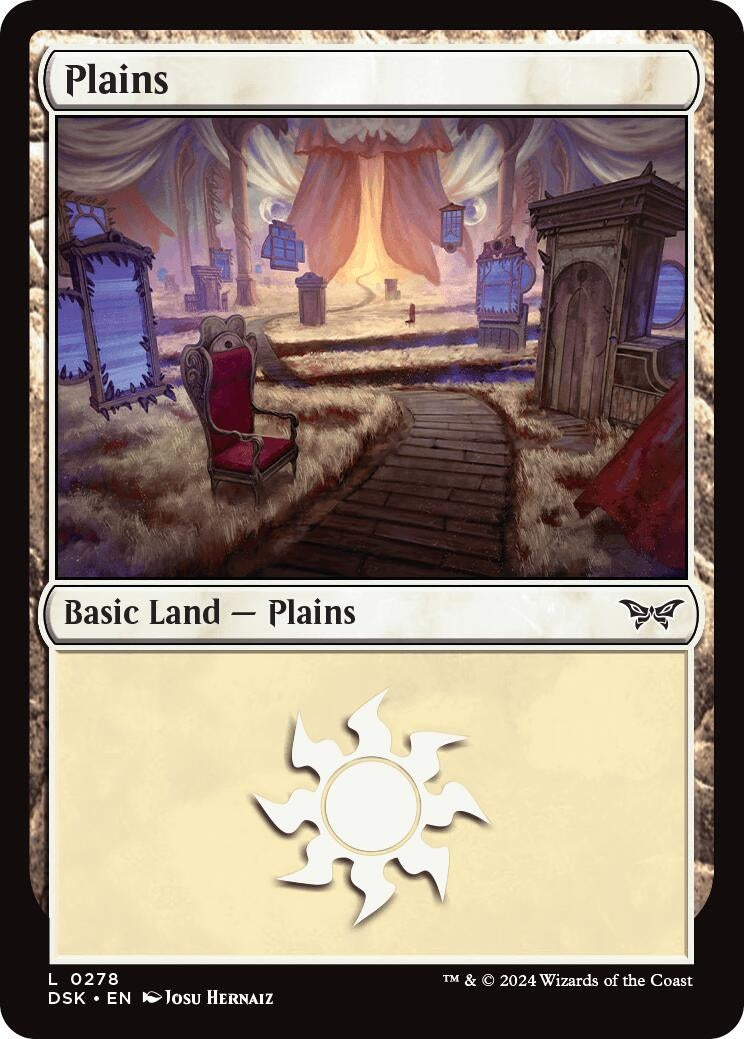 Image for Plains (0278) (278) (Duskmourn: House of Horror) - Magic: The Gathering
