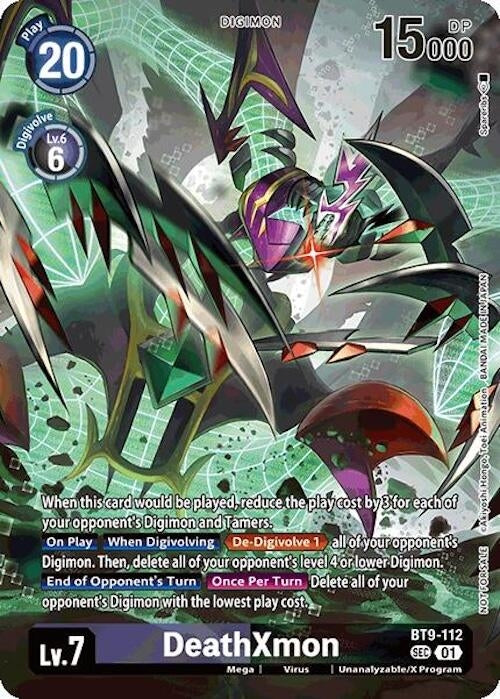 Image for DeathXmon (Event Pack 7) (BT9-112 SEC) (X Record) - Digimon Card Game