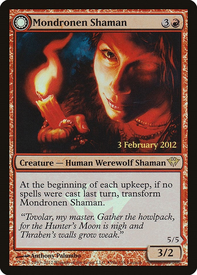 Image for Mondronen Shaman (98) (Launch Party & Release Event Promos) - Magic: The Gathering