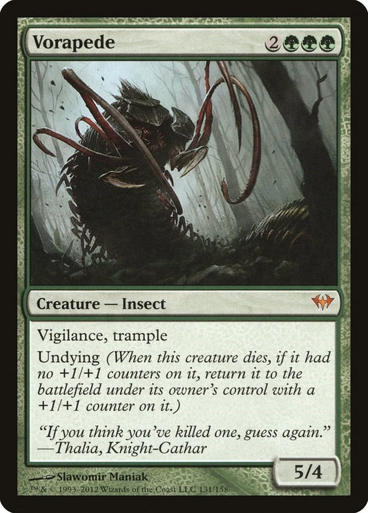 Image for Vorapede (131) (Dark Ascension) - Magic: The Gathering