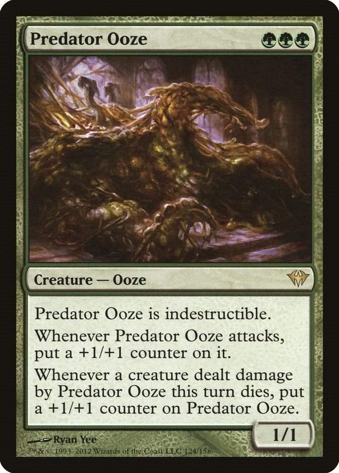 Image for Predator Ooze (124) (Dark Ascension) - Magic: The Gathering