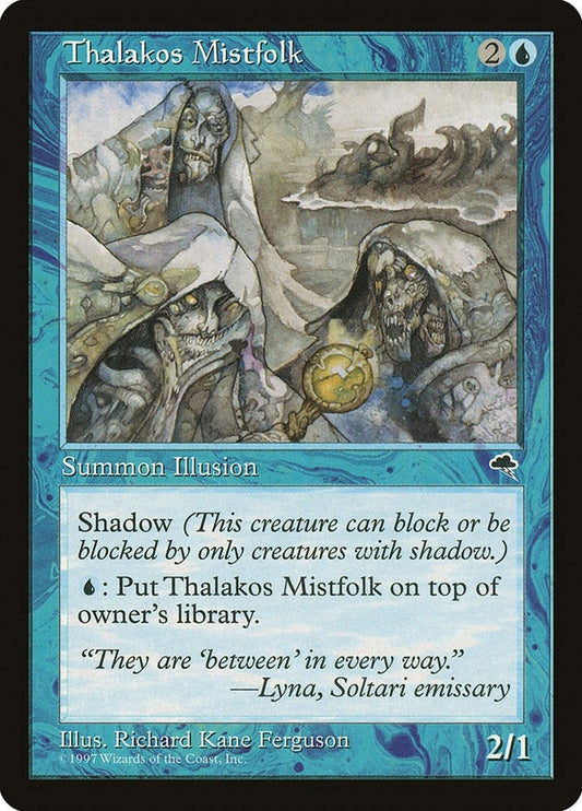 Image for Thalakos Mistfolk (93) (Tempest) - Magic: The Gathering