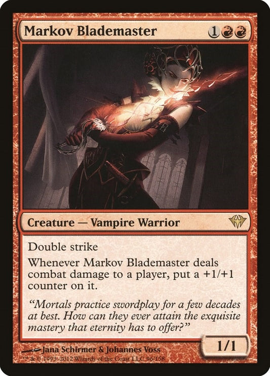 Image for Markov Blademaster (96) (Dark Ascension) - Magic: The Gathering