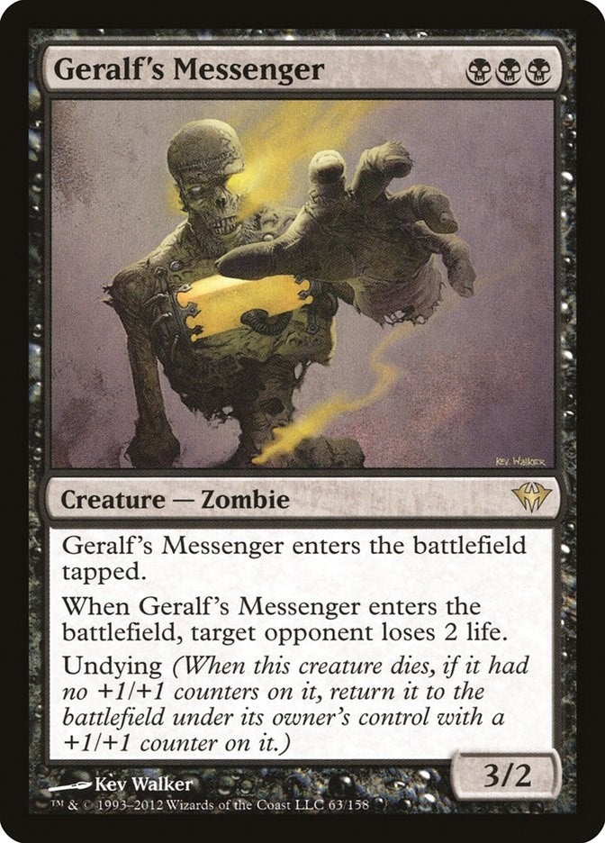 Image for Geralf's Messenger (63) (Dark Ascension) - Magic: The Gathering