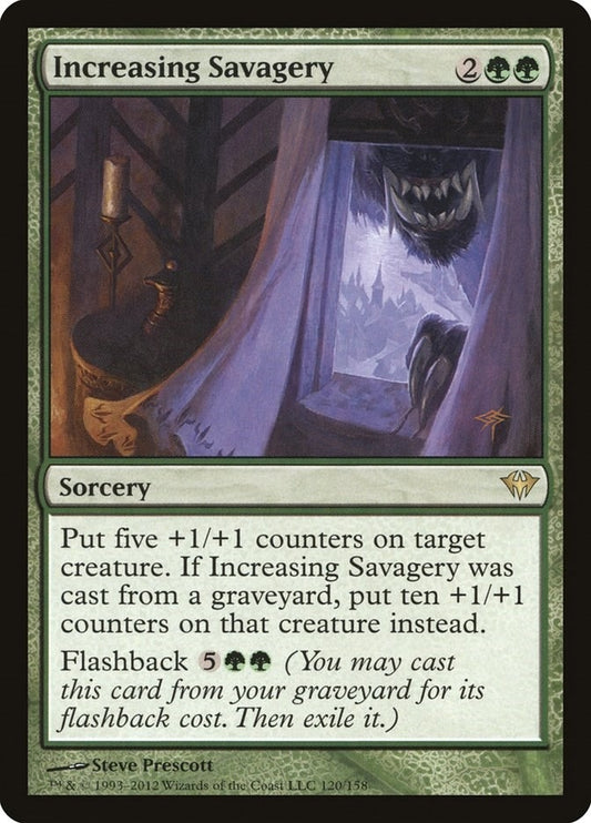 Image for Increasing Savagery (120) (Dark Ascension) - Magic: The Gathering