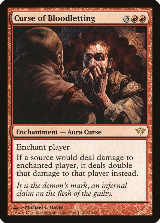 Image for Curse of Bloodletting (85) (Dark Ascension) - Magic: The Gathering