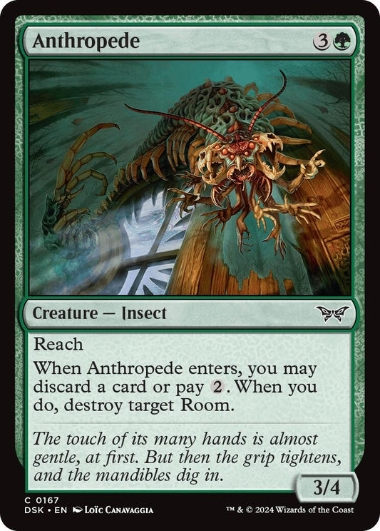 Image for Anthropede (167) (Duskmourn: House of Horror) - Magic: The Gathering