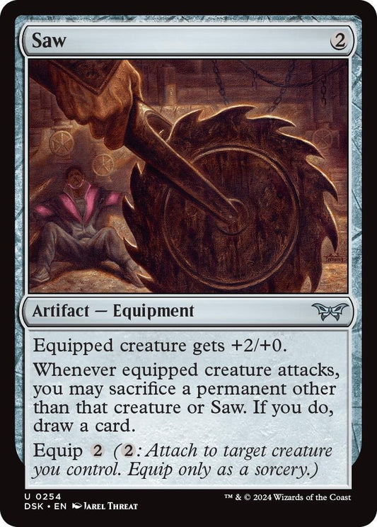 Image for Saw (254) (Duskmourn: House of Horror) - Magic: The Gathering