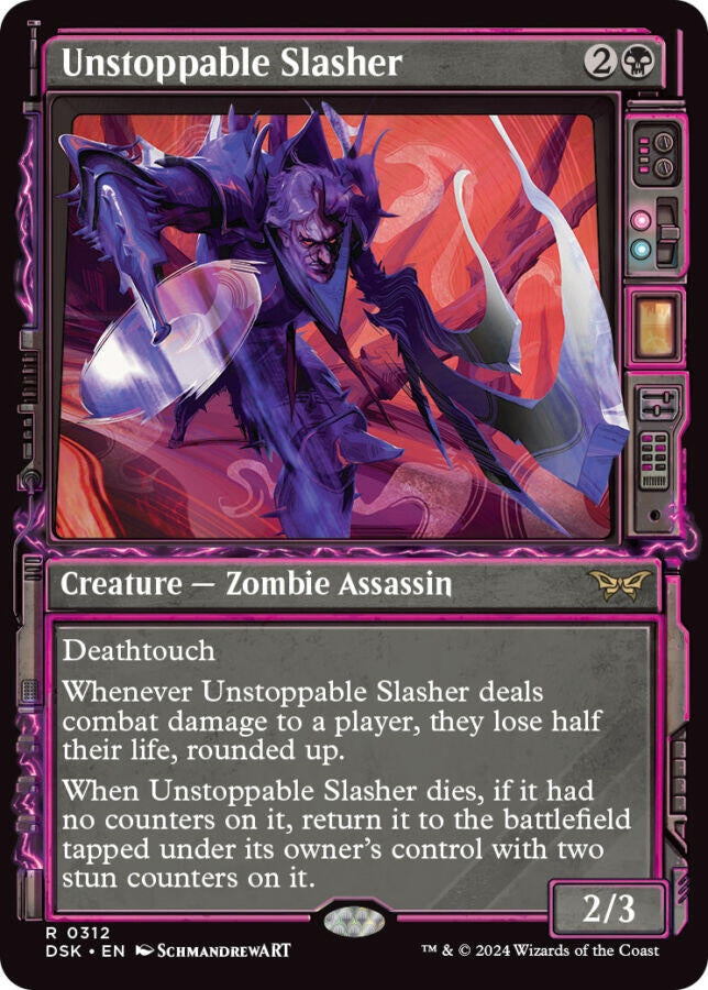 Image for Unstoppable Slasher (Showcase) (312) (Duskmourn: House of Horror) - Magic: The Gathering