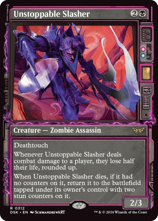 Image for Unstoppable Slasher (Showcase) (312) (Duskmourn: House of Horror) - Magic: The Gathering