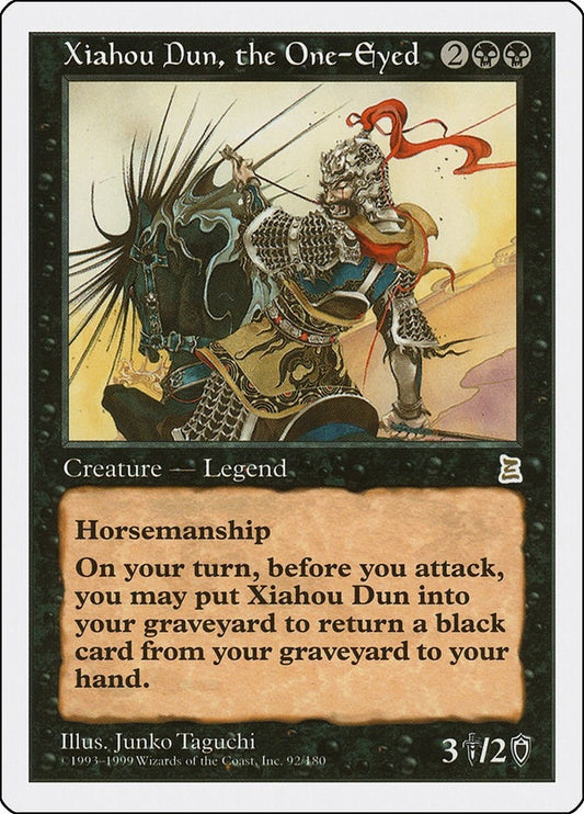 Image for Xiahou Dun, the One-Eyed (92) (Portal Three Kingdoms) - Magic: The Gathering