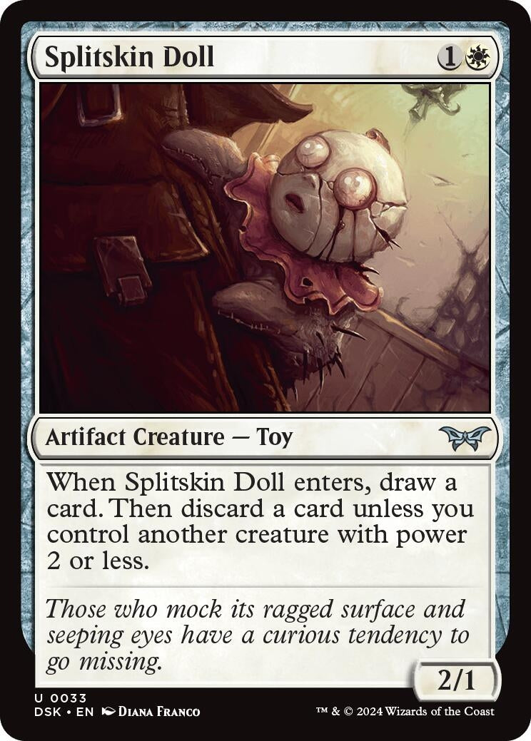 Image for Splitskin Doll (33) (Duskmourn: House of Horror) - Magic: The Gathering