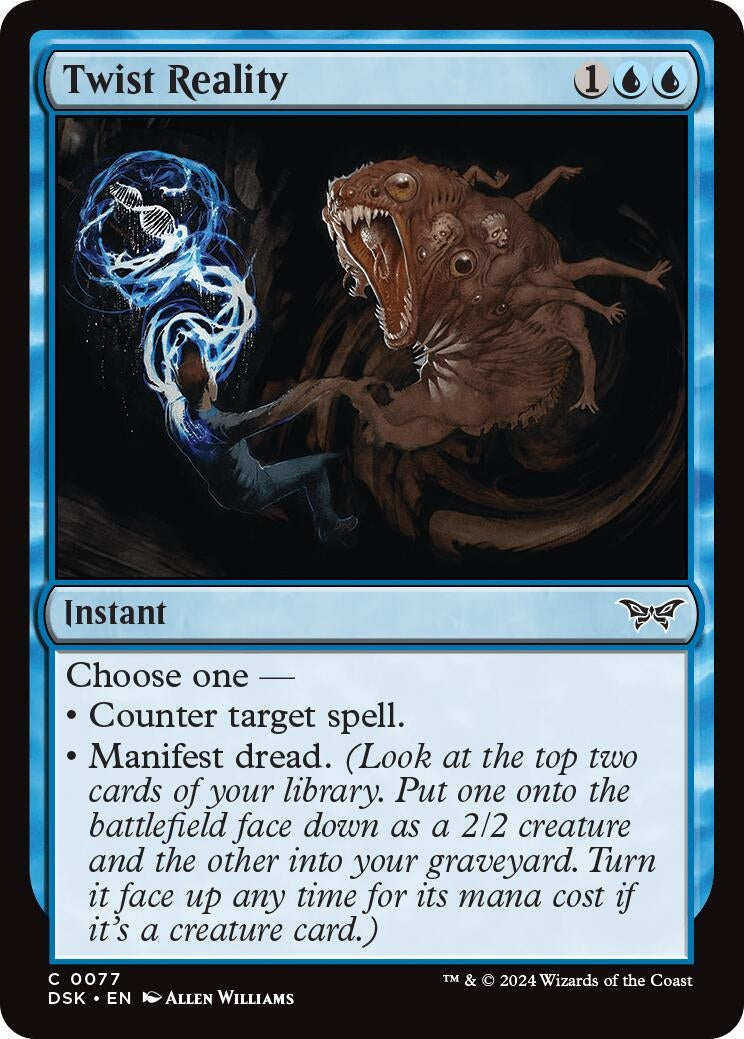 Image for Twist Reality (77) (Duskmourn: House of Horror) - Magic: The Gathering