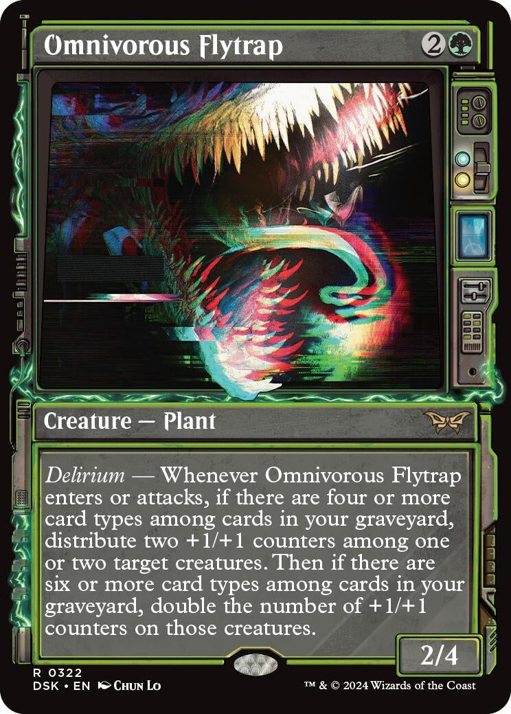 Image for Omnivorous Flytrap (Showcase) (322) (Duskmourn: House of Horror) - Magic: The Gathering