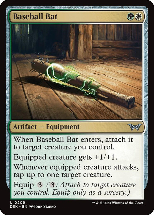 Image for Baseball Bat (209) (Duskmourn: House of Horror) - Magic: The Gathering