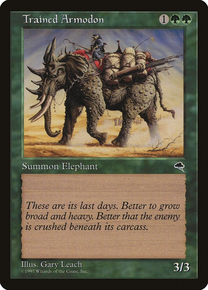 Image for Trained Armodon (260) (Tempest) - Magic: The Gathering