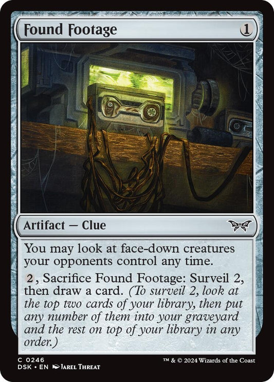 Image for Found Footage (246) (Duskmourn: House of Horror) - Magic: The Gathering
