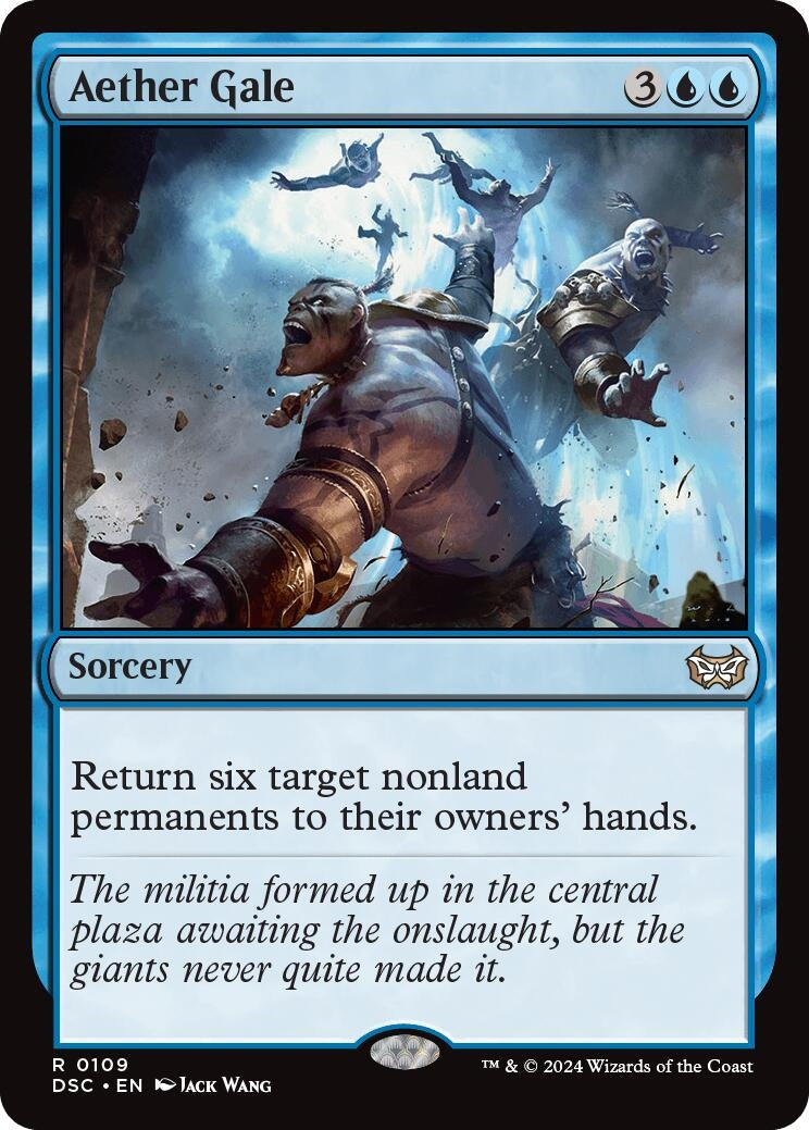Image for Aether Gale (109) (Commander: Duskmourn: House of Horror) - Magic: The Gathering