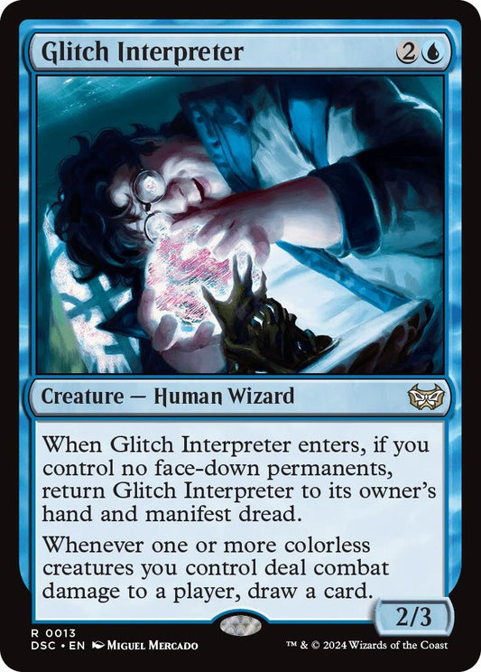 Image for Glitch Interpreter (13) (Commander: Duskmourn: House of Horror) - Magic: The Gathering