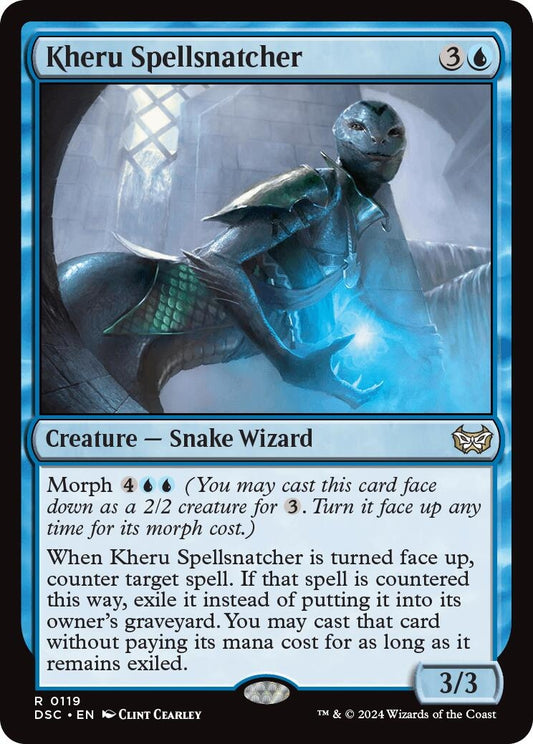 Image for Kheru Spellsnatcher (119) (Commander: Duskmourn: House of Horror) - Magic: The Gathering