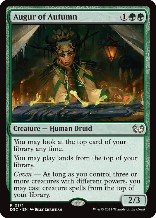 Image for Augur of Autumn (171) (Commander: Duskmourn: House of Horror) - Magic: The Gathering