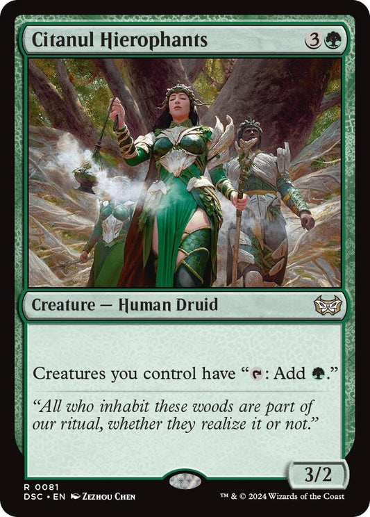 Image for Citanul Hierophants (81) (Commander: Duskmourn: House of Horror) - Magic: The Gathering
