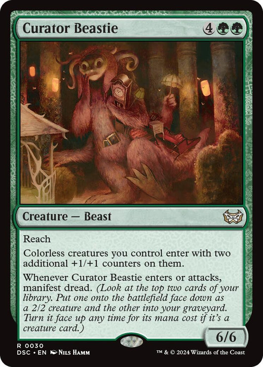 Image for Curator Beastie (30) (Commander: Duskmourn: House of Horror) - Magic: The Gathering