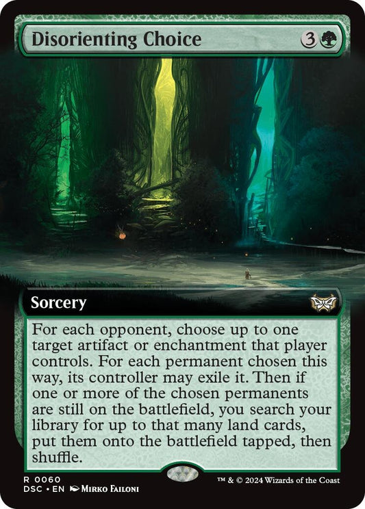 Image for Disorienting Choice (Extended Art) (60) (Commander: Duskmourn: House of Horror) - Magic: The Gathering