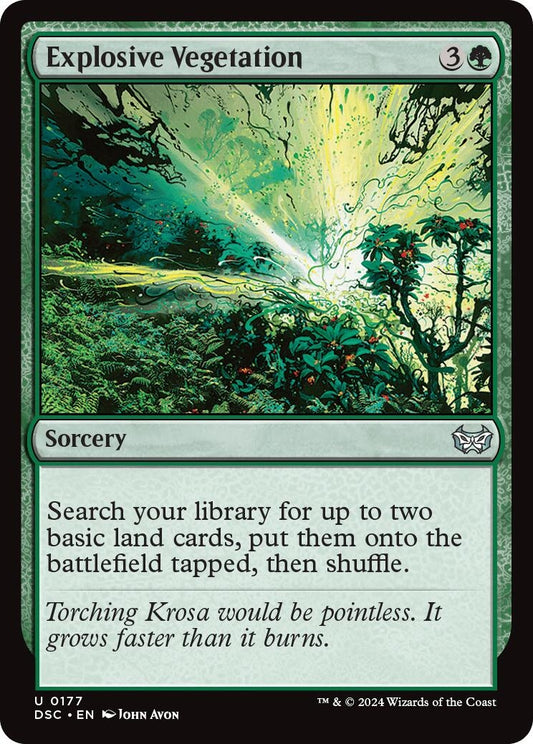 Image for Explosive Vegetation (177) (Commander: Duskmourn: House of Horror) - Magic: The Gathering
