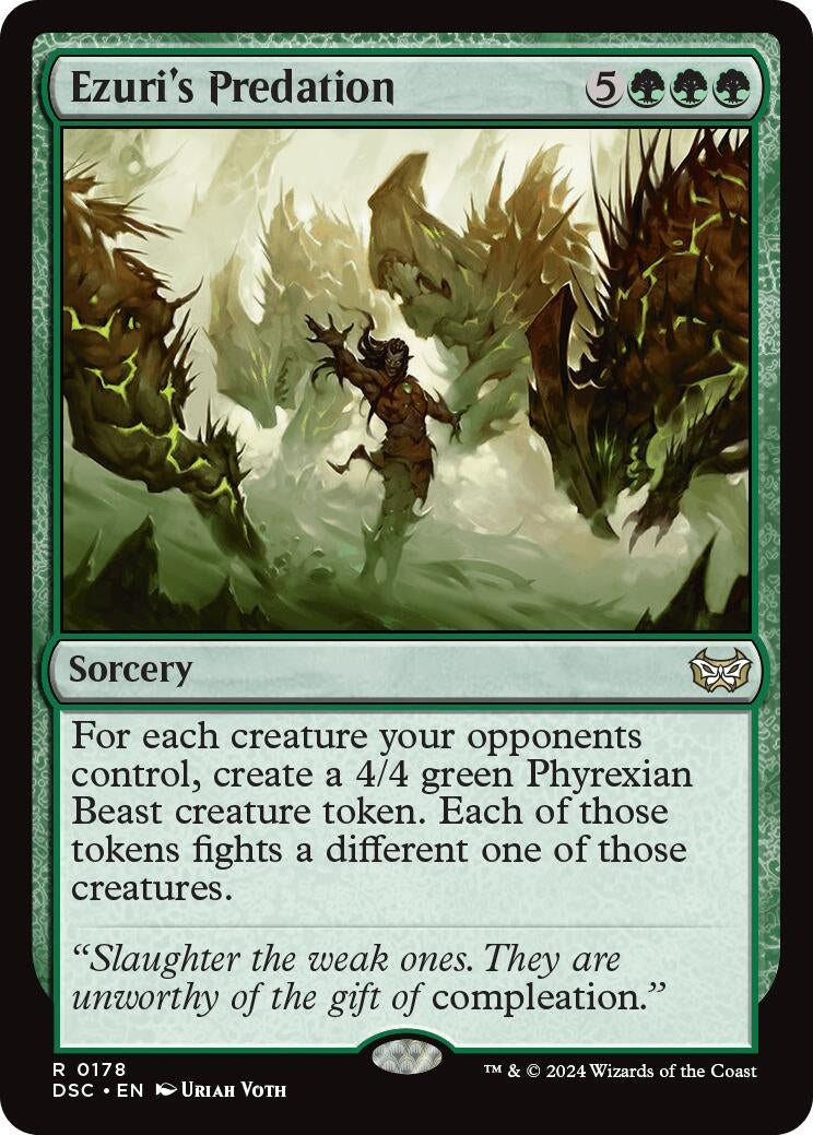 Image for Ezuri's Predation (178) (Commander: Duskmourn: House of Horror) - Magic: The Gathering