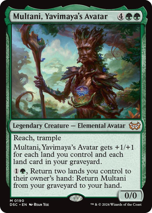Image for Multani, Yavimaya's Avatar (190) (Commander: Duskmourn: House of Horror) - Magic: The Gathering