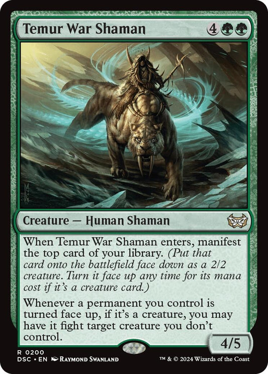 Image for Temur War Shaman (200) (Commander: Duskmourn: House of Horror) - Magic: The Gathering