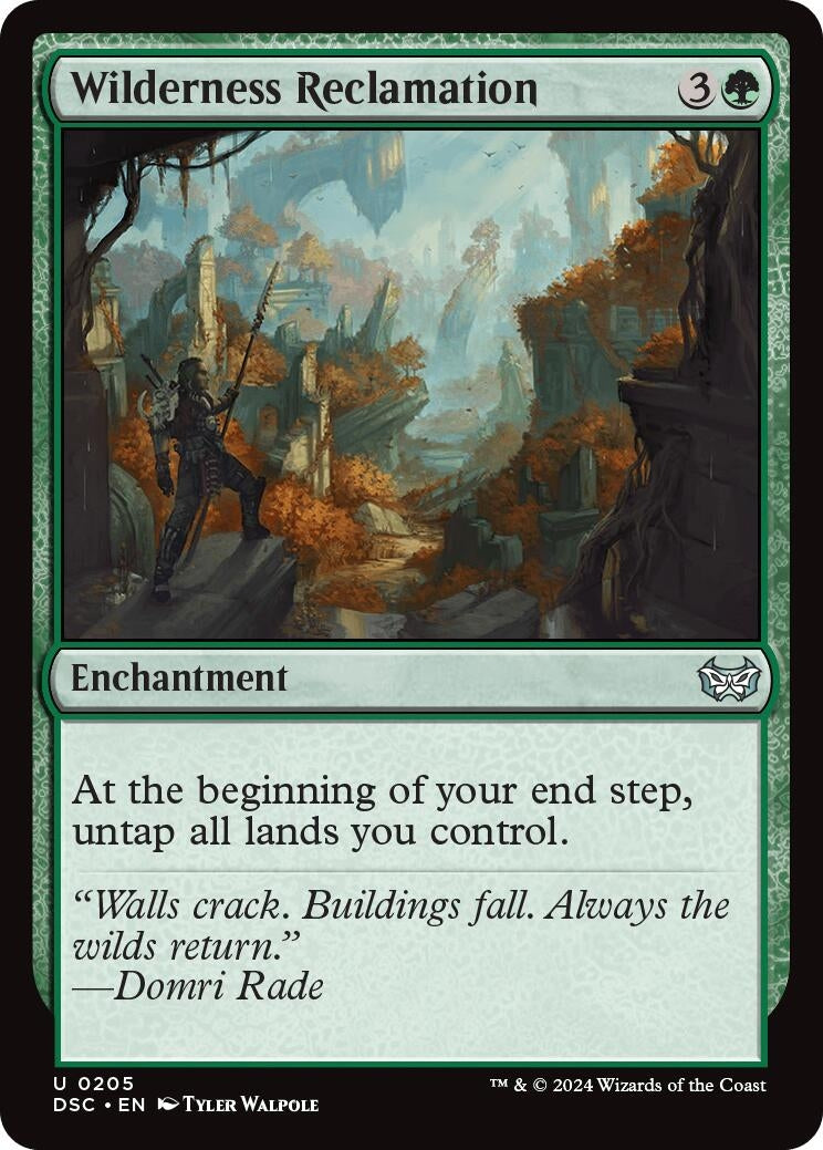 Image for Wilderness Reclamation (205) (Commander: Duskmourn: House of Horror) - Magic: The Gathering