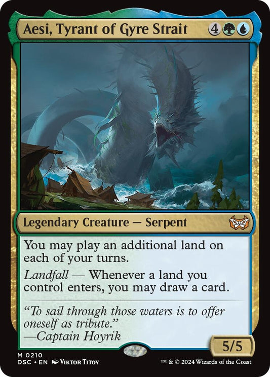 Image for Aesi, Tyrant of Gyre Strait (210) (Commander: Duskmourn: House of Horror) - Magic: The Gathering
