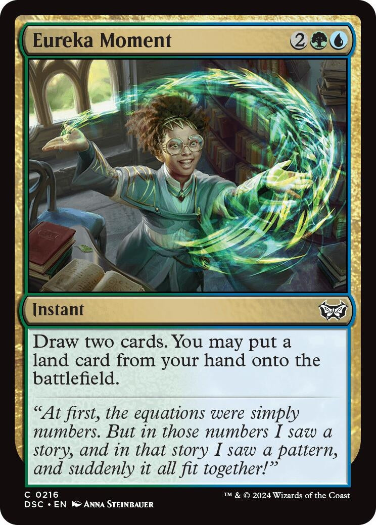 Image for Eureka Moment (216) (Commander: Duskmourn: House of Horror) - Magic: The Gathering