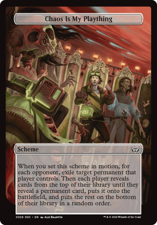 Image for Chaos is My Plaything (Full Art) (329) (Archenemy: Duskmourn) - Magic: The Gathering