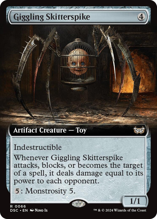 Image for Giggling Skitterspike (Extended Art) (66) (Commander: Duskmourn: House of Horror) - Magic: The Gathering