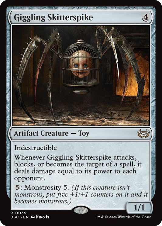 Image for Giggling Skitterspike (39) (Commander: Duskmourn: House of Horror) - Magic: The Gathering