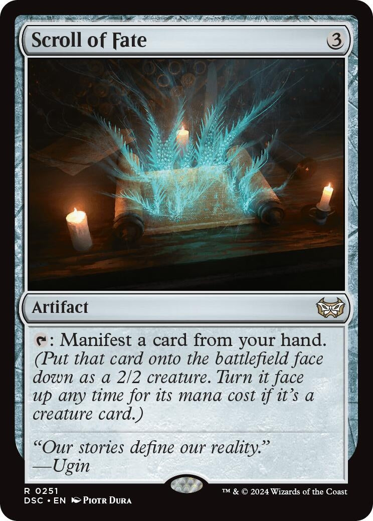 Image for Scroll of Fate (251) (Commander: Duskmourn: House of Horror) - Magic: The Gathering