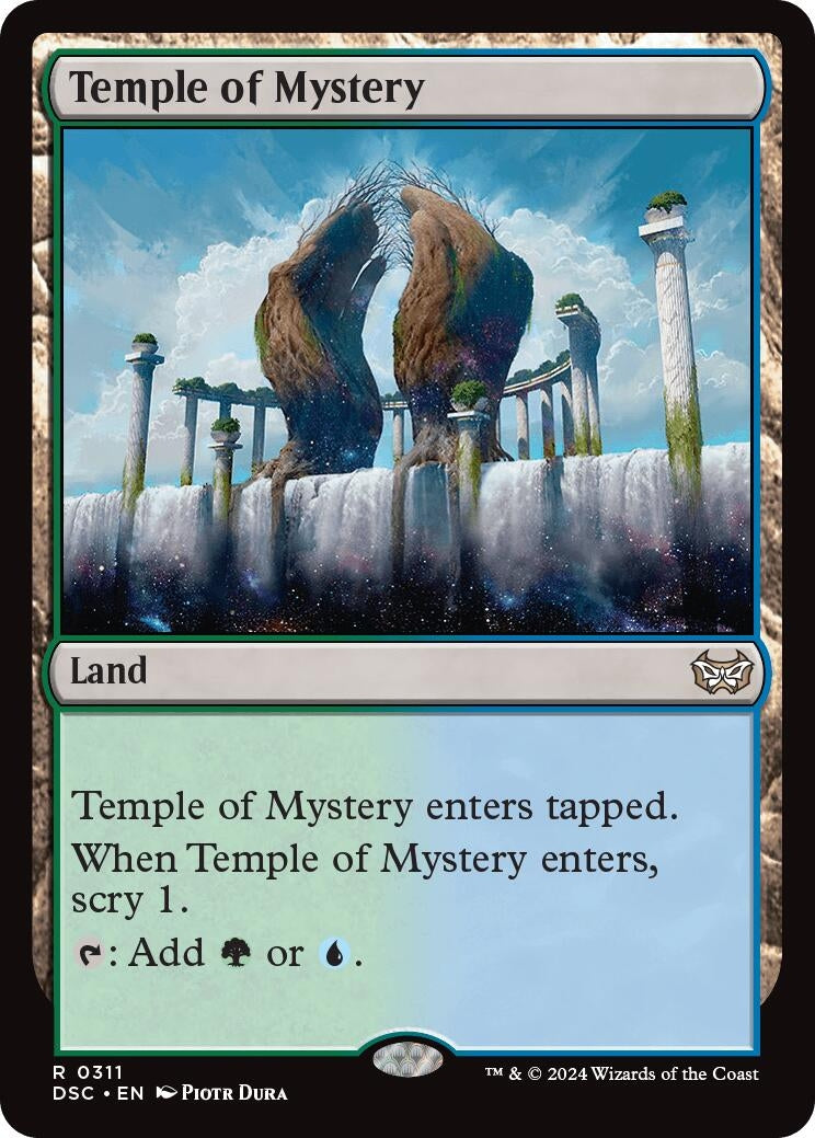 Image for Temple of Mystery (311) (Commander: Duskmourn: House of Horror) - Magic: The Gathering