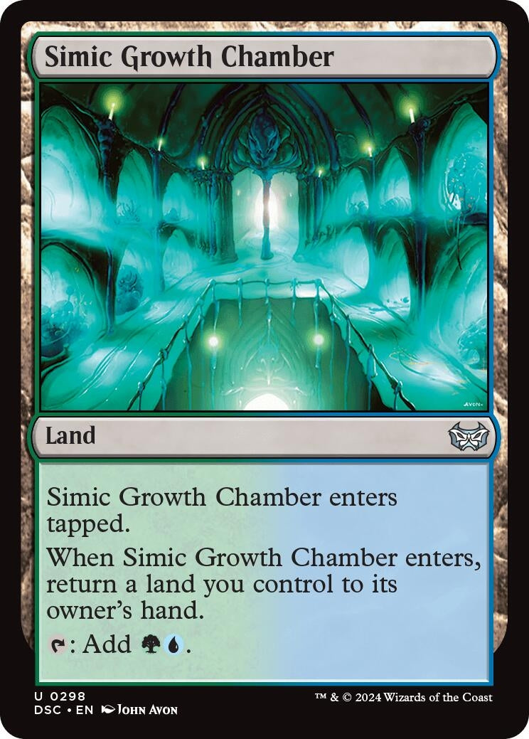 Image for Simic Growth Chamber (298) (Commander: Duskmourn: House of Horror) - Magic: The Gathering