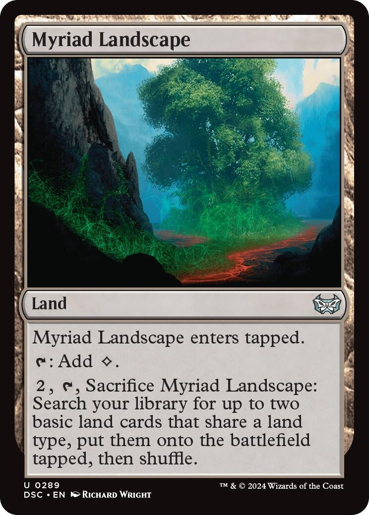 Image for Myriad Landscape (289) (Commander: Duskmourn: House of Horror) - Magic: The Gathering